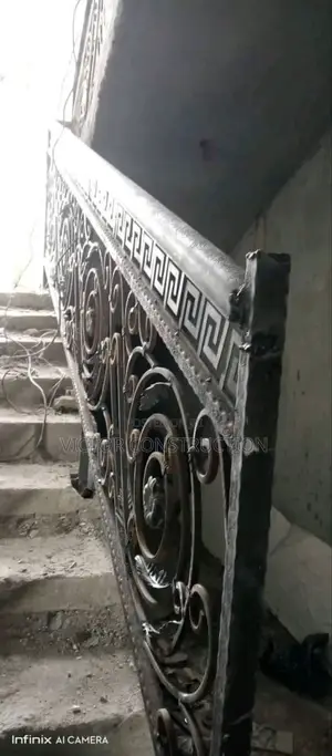 Iron Staircase And Handrail
