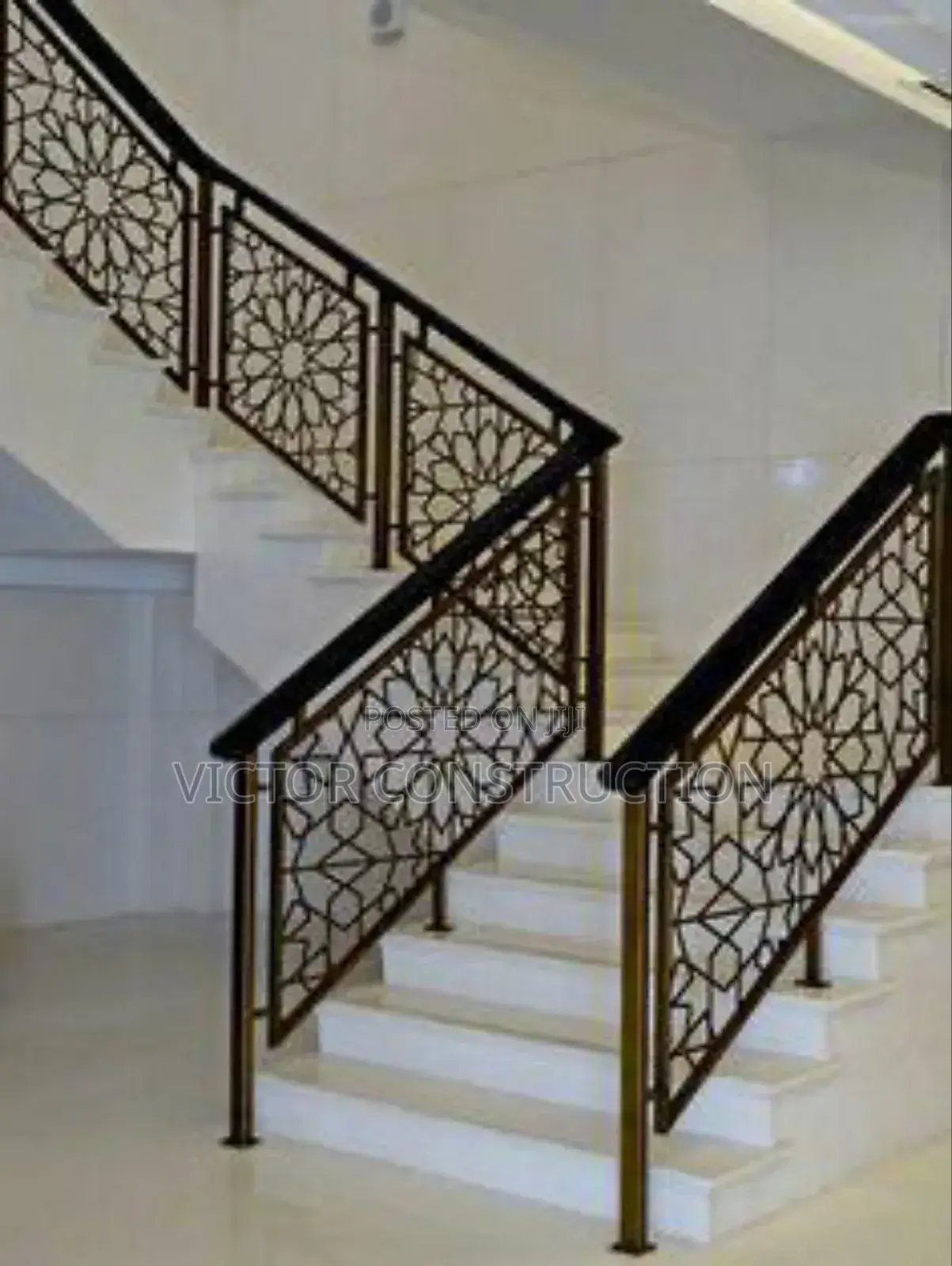 Iron Staircase And Handrail