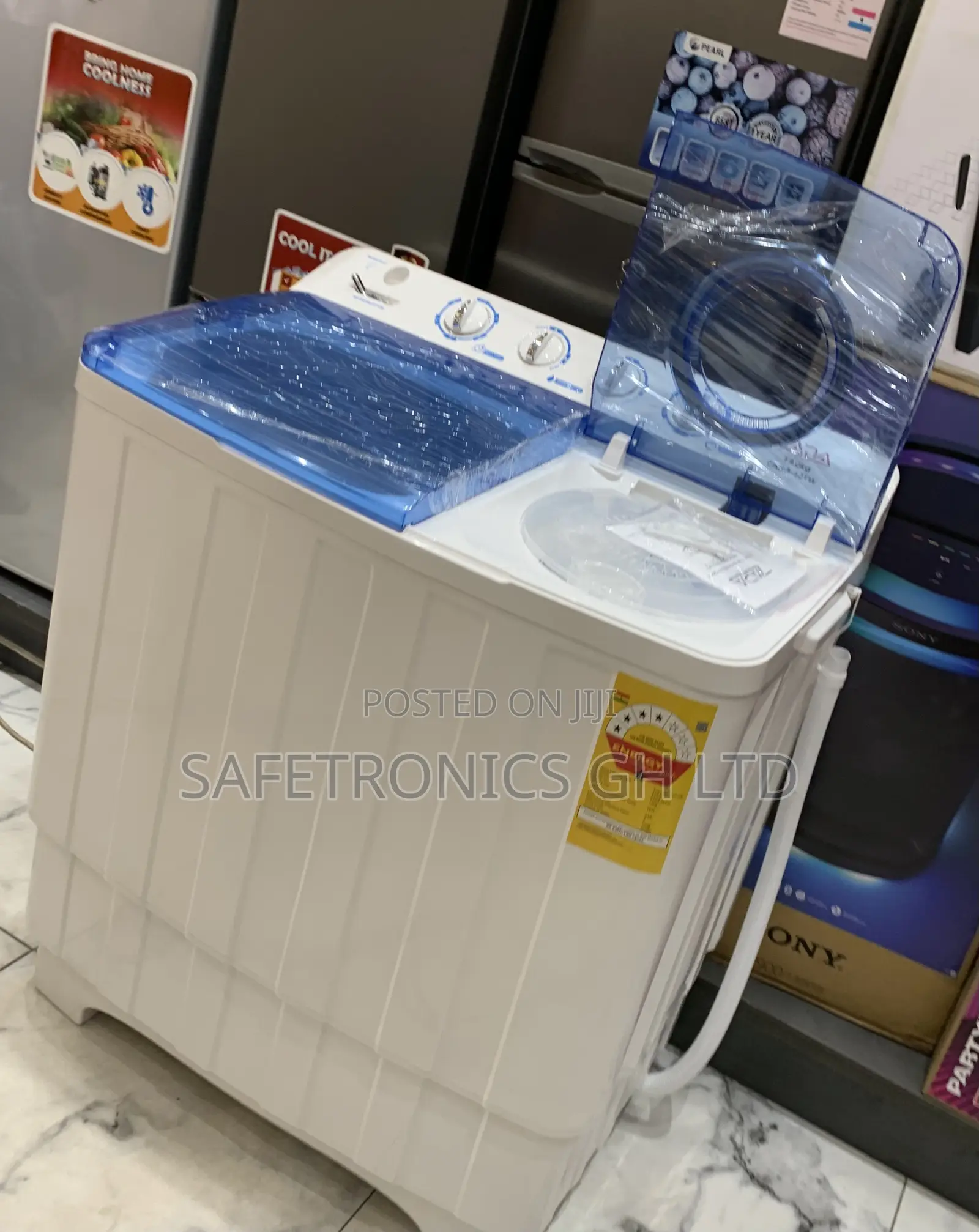 Newly Virtual 13kg Topload Zara White Semiautomatic Washingmachine