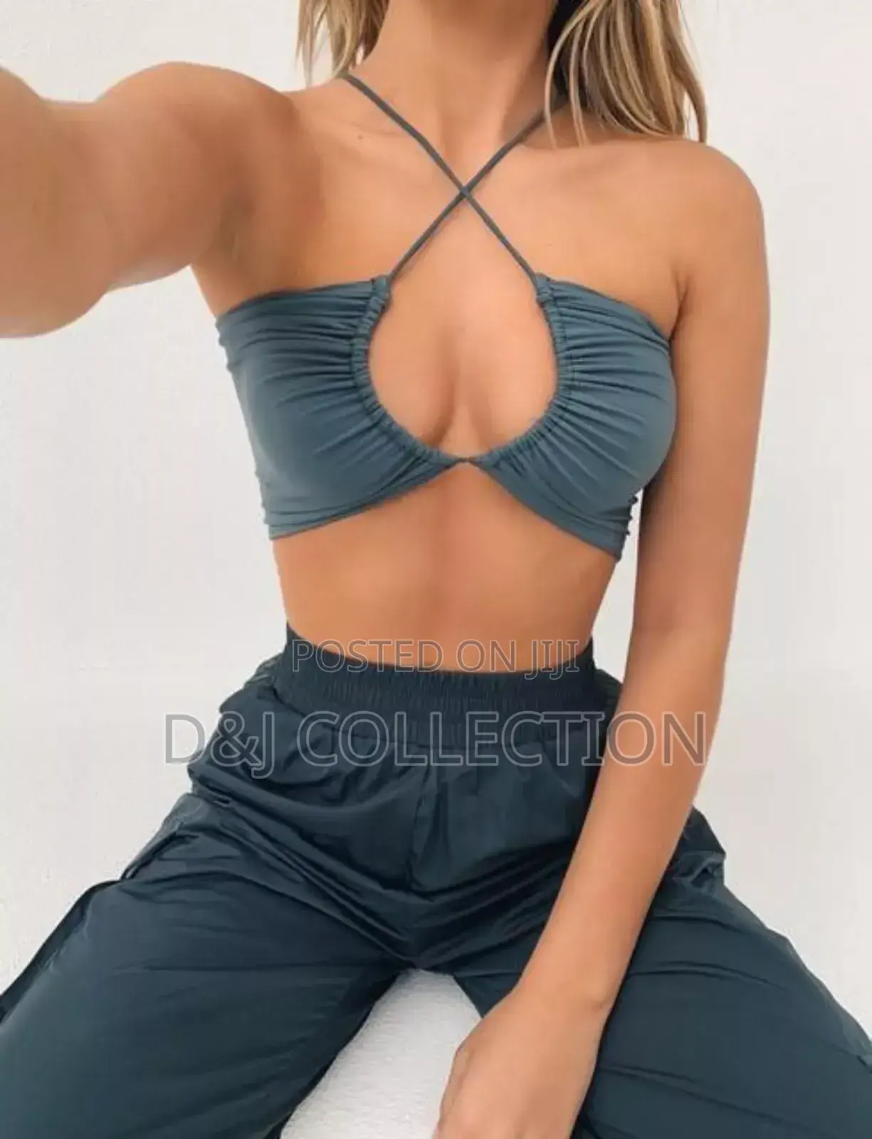 Crop Top ( Drawstring Tube Top)