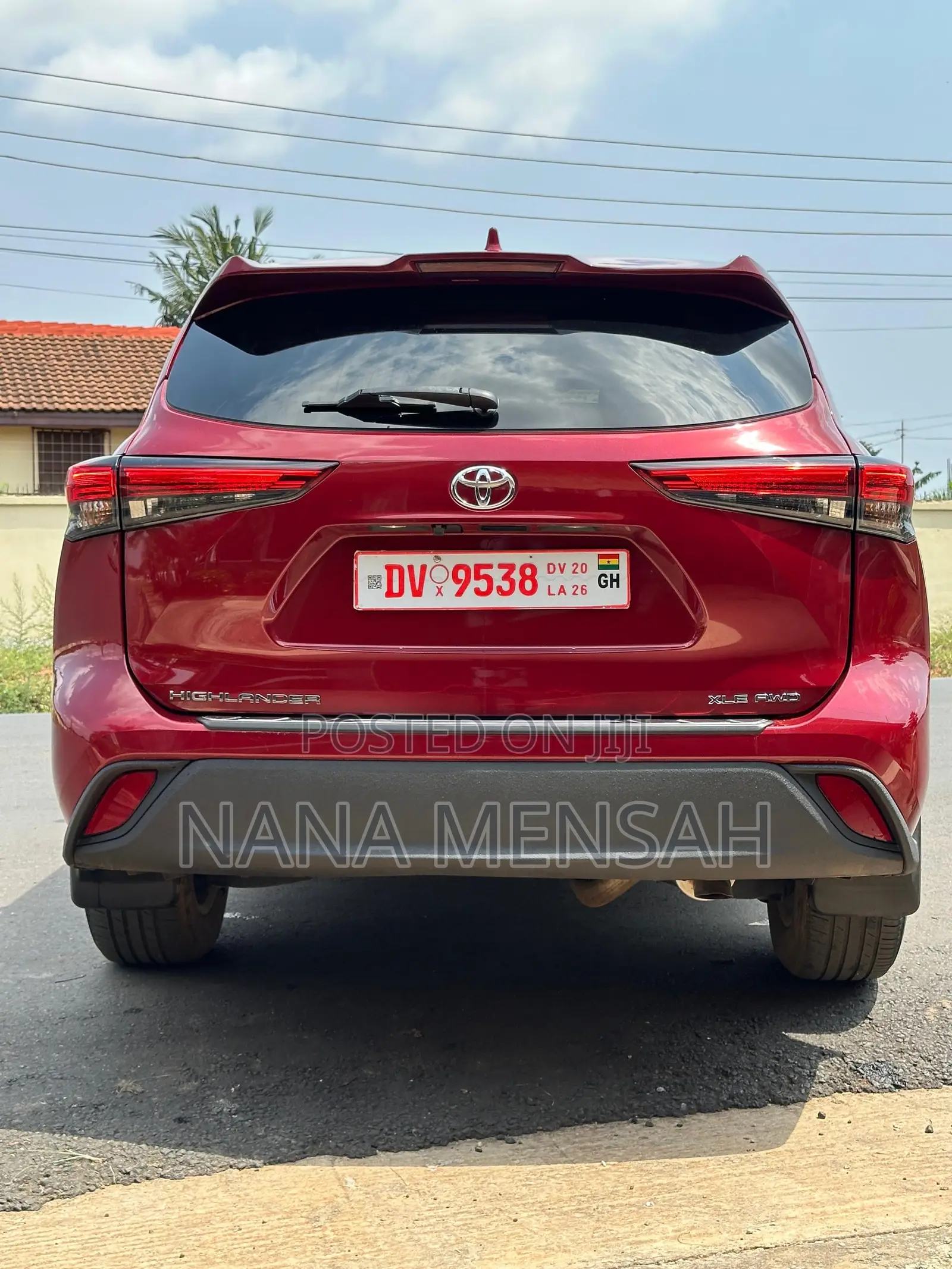 Toyota Highlander XLE AWD 2023 Burgundy
