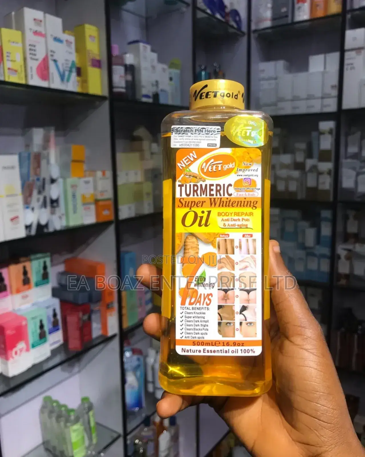 Veetgld Tumeric Body Oil 100ml