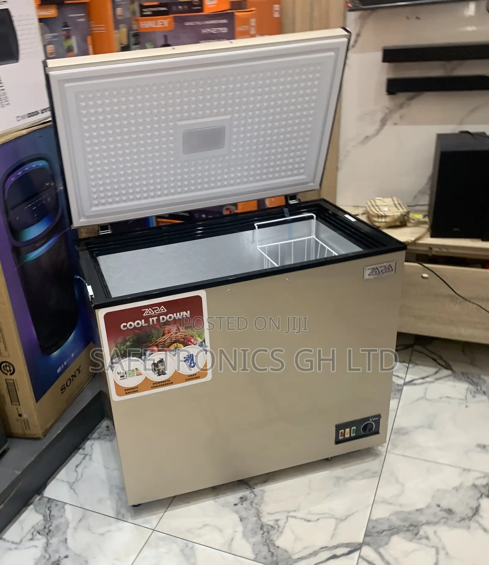 Purchase Effective Zara-300flg Net Gold Electric 238 Liters Freezer