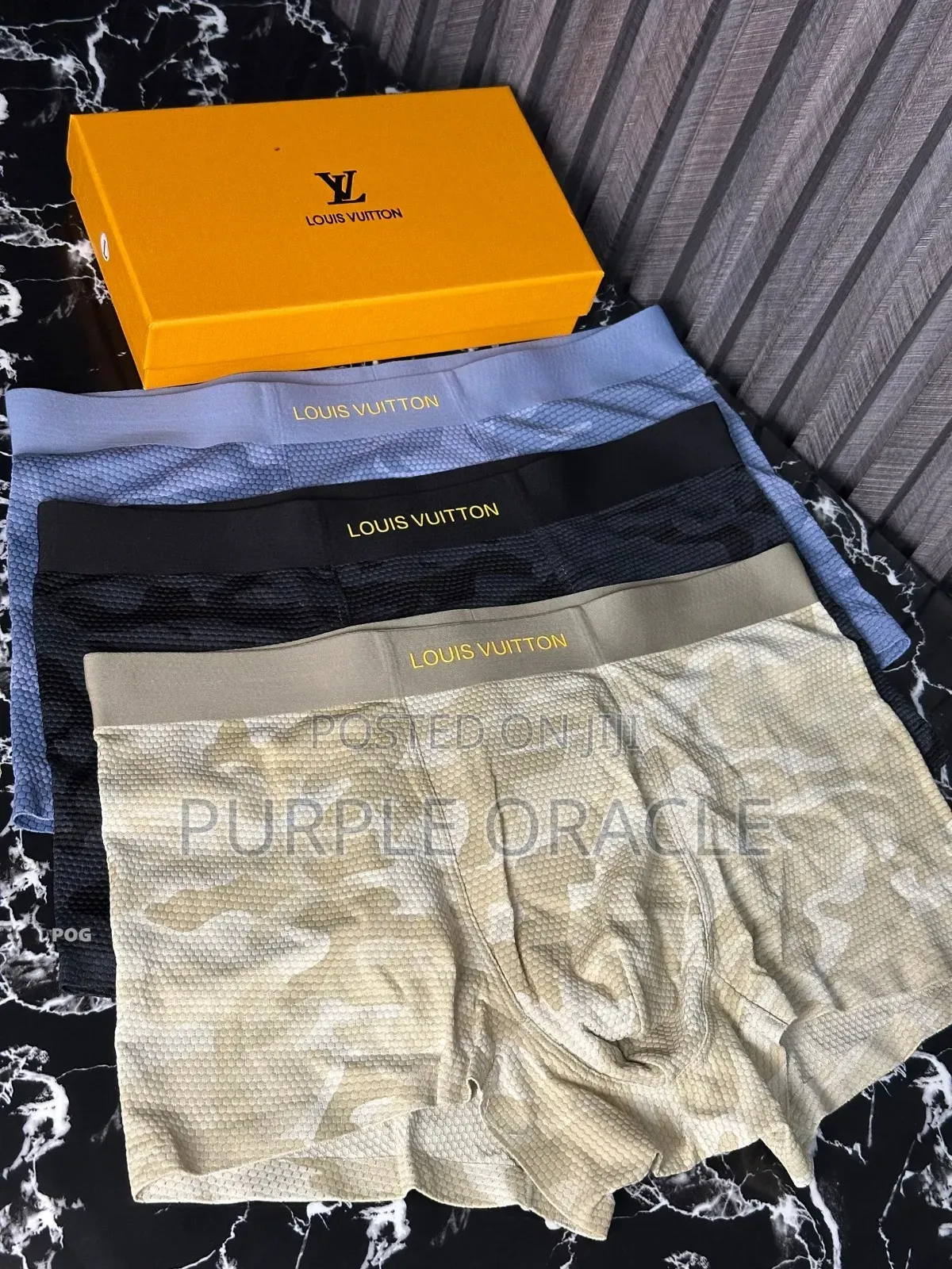 Three-pack Of Louis Vuitton Men's Boxer Briefs.