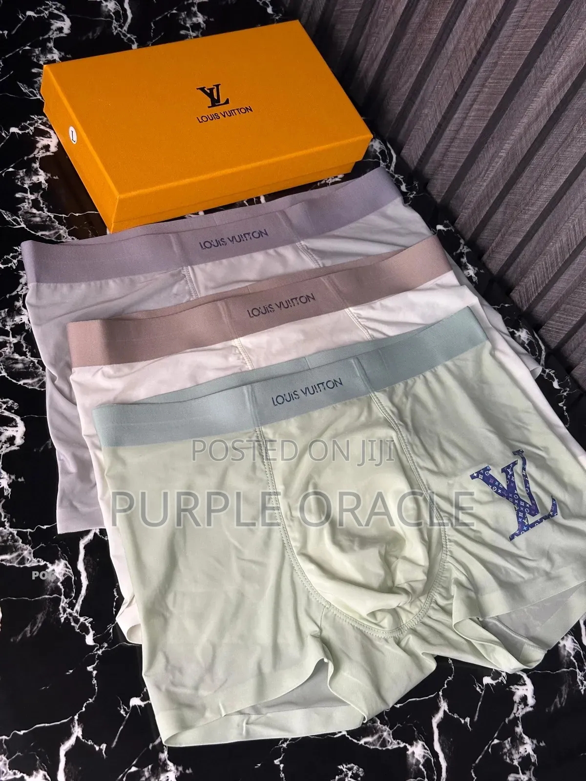 Three-pack Of Louis Vuitton Men's Boxer Briefs.