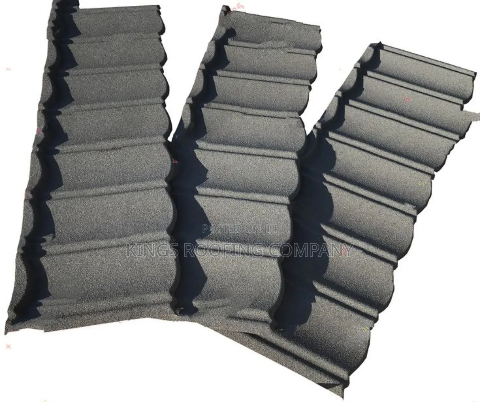 African Black Stone Coated Euro Roofing Tiles