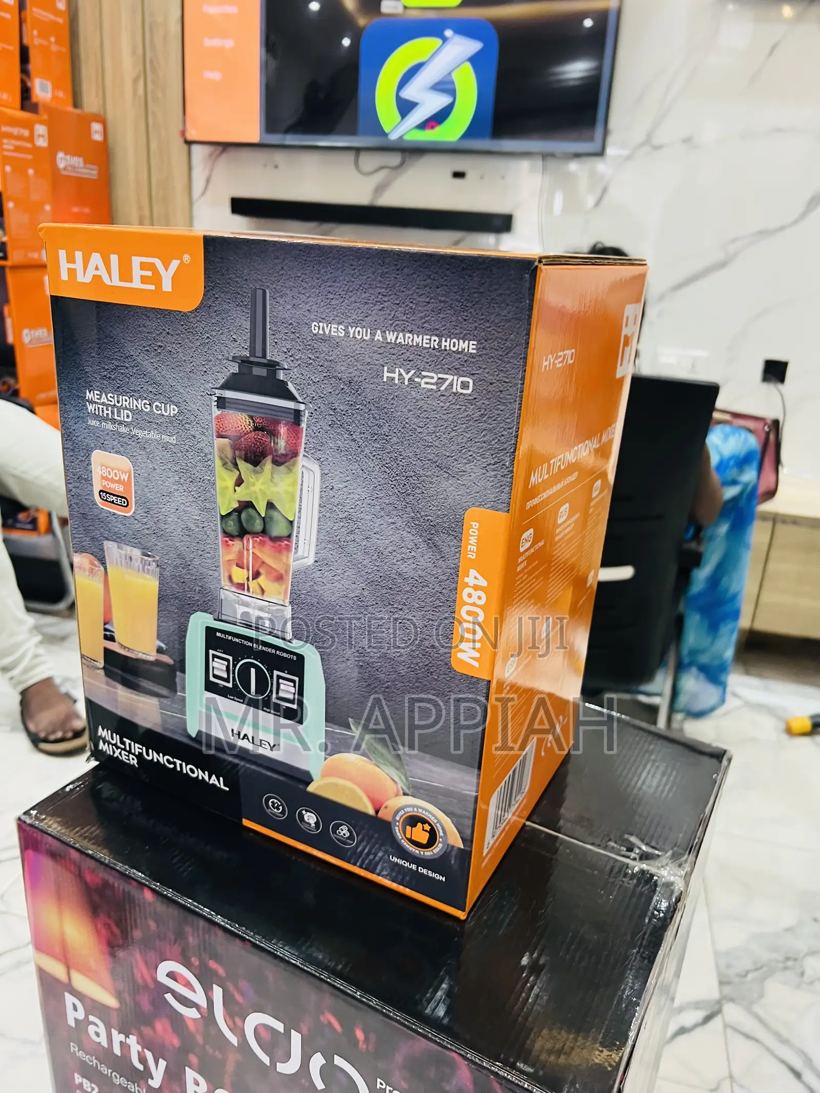 Newly in Stock Haley-Hy-2710 4800watt Electric Blender(Plastic)