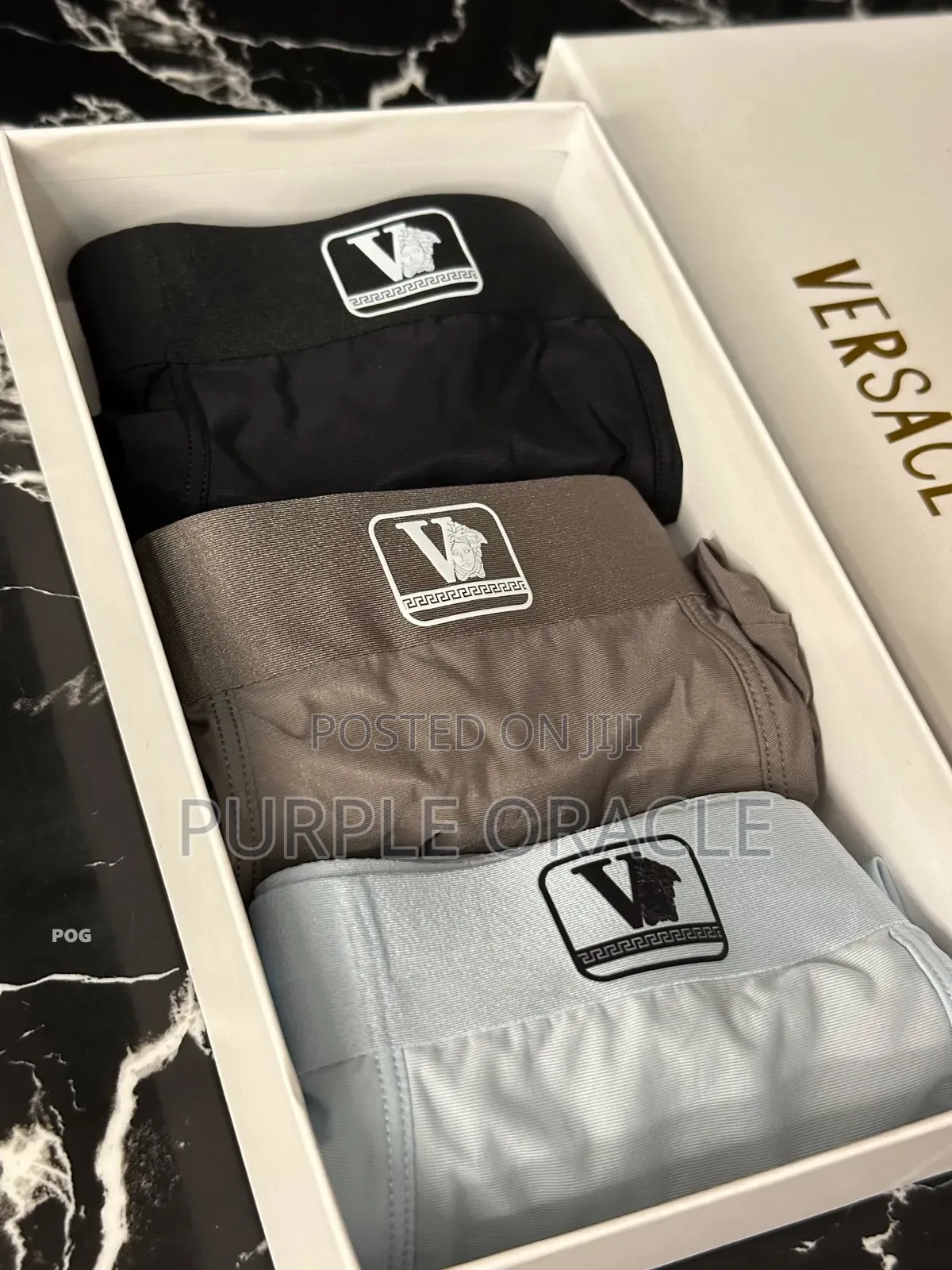 Three-pack Of Versace Logo Band Boxer
