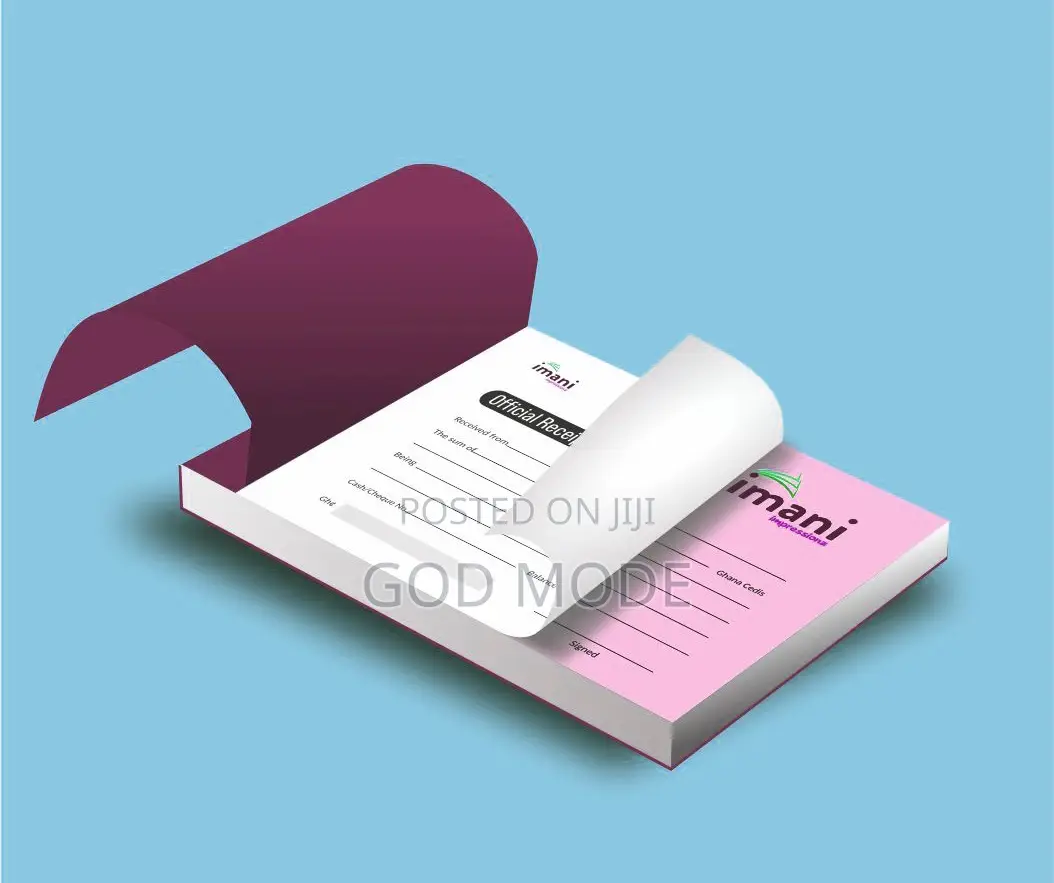 Receipt Books and Invoice