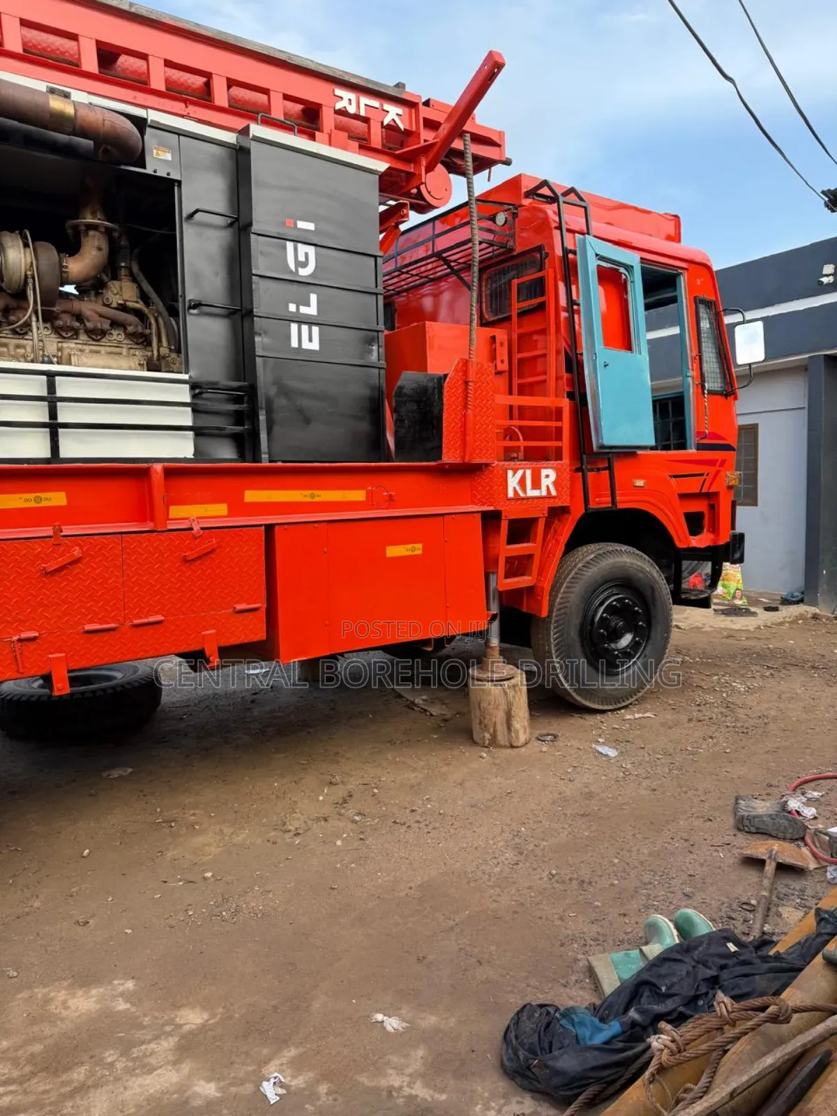 Blue Kiosk Borehole Drilling
