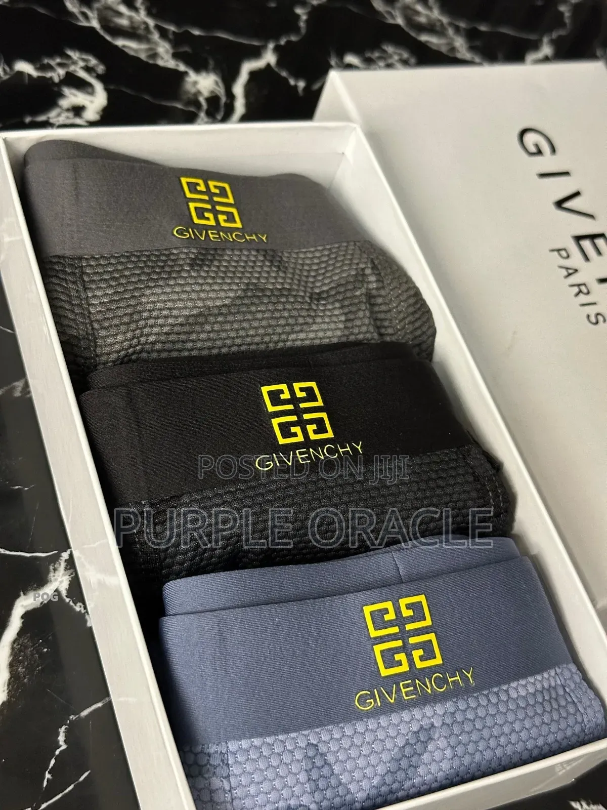 Three-Pieces of Givenchy Men's Boxer Briefs.
