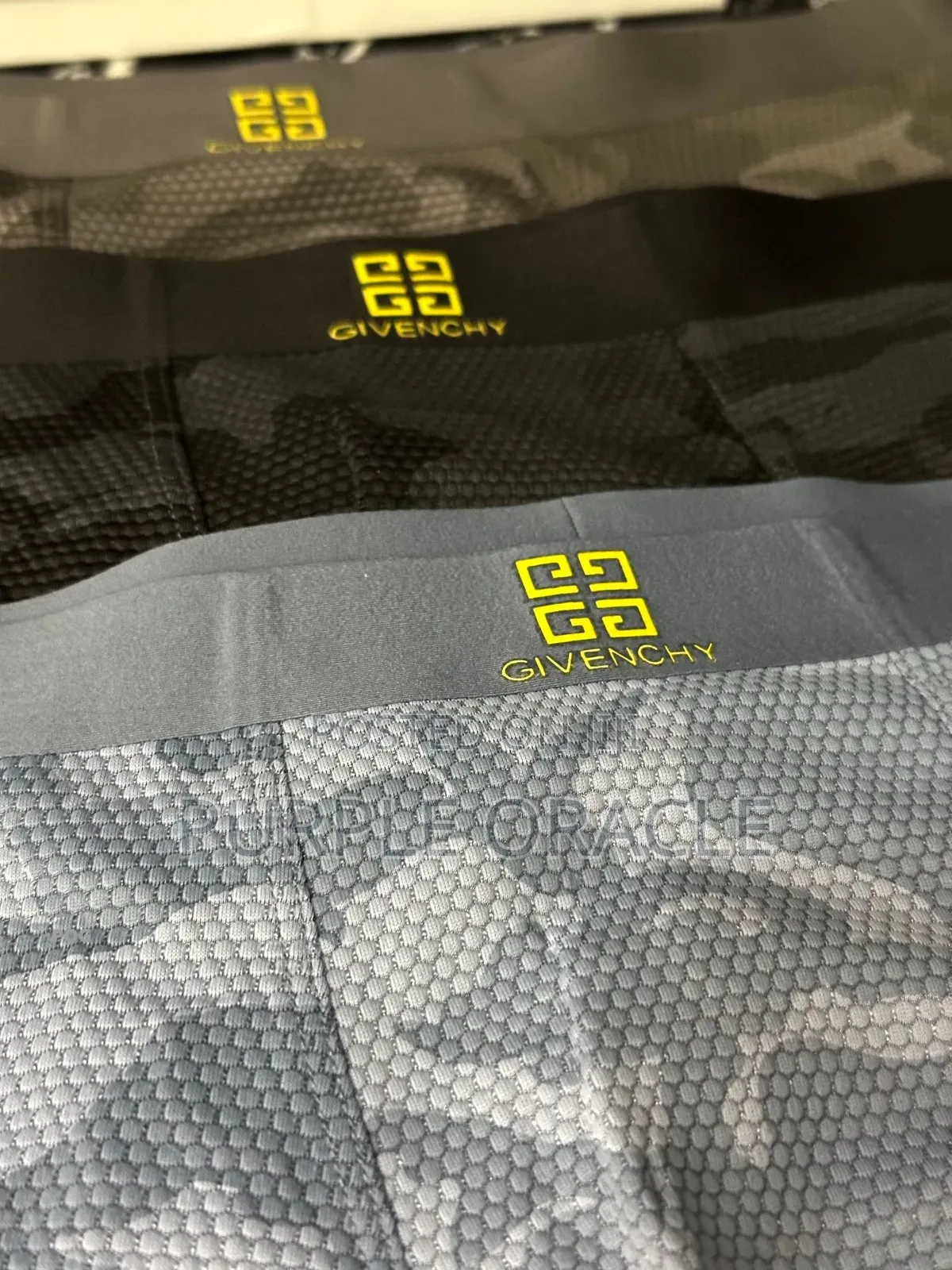Three-Pieces of Givenchy Men's Boxer Briefs.