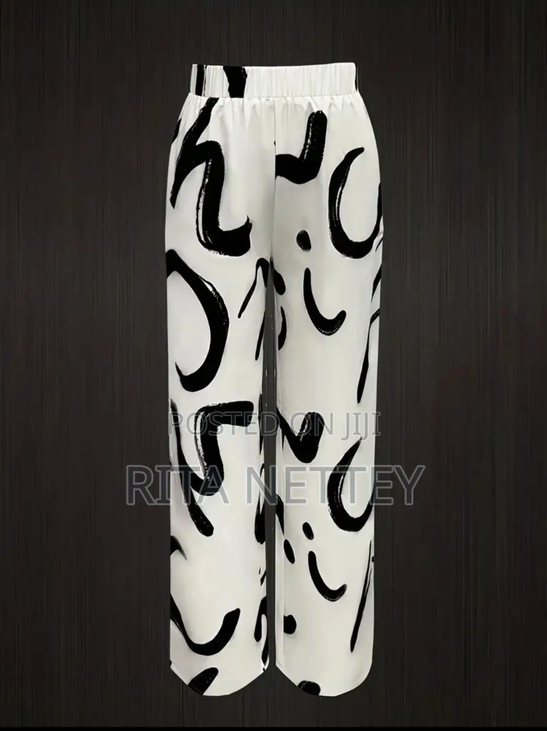Directional 2pcs Set With Abstract Print