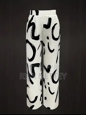 Directional 2pcs Set With Abstract Print