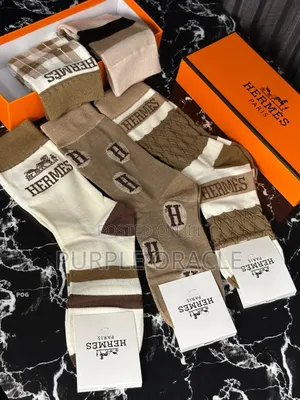 Five Pairs Of Hermès Ankle Socks.