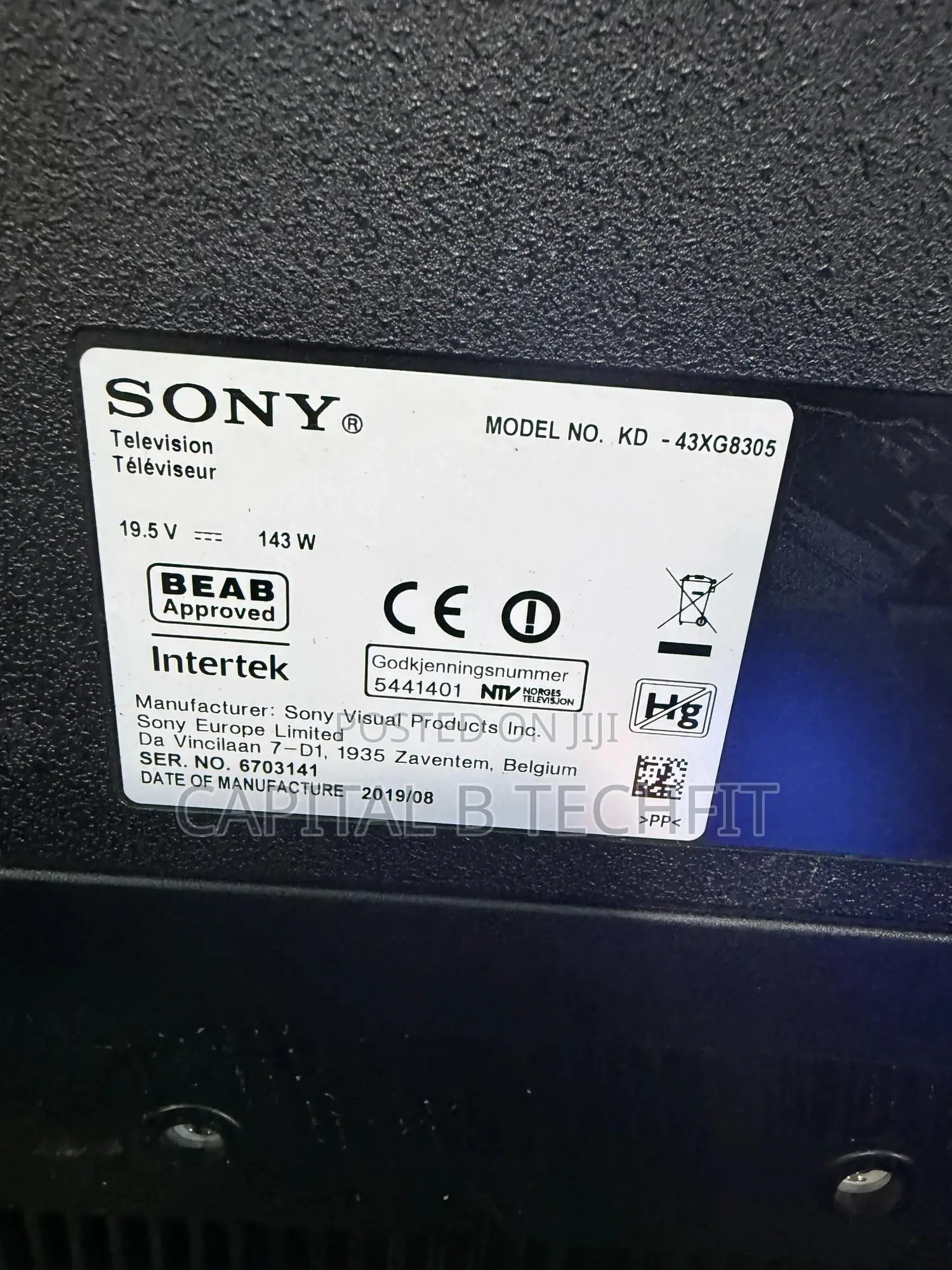 43inches Full Digital Satellite Android Sony TV