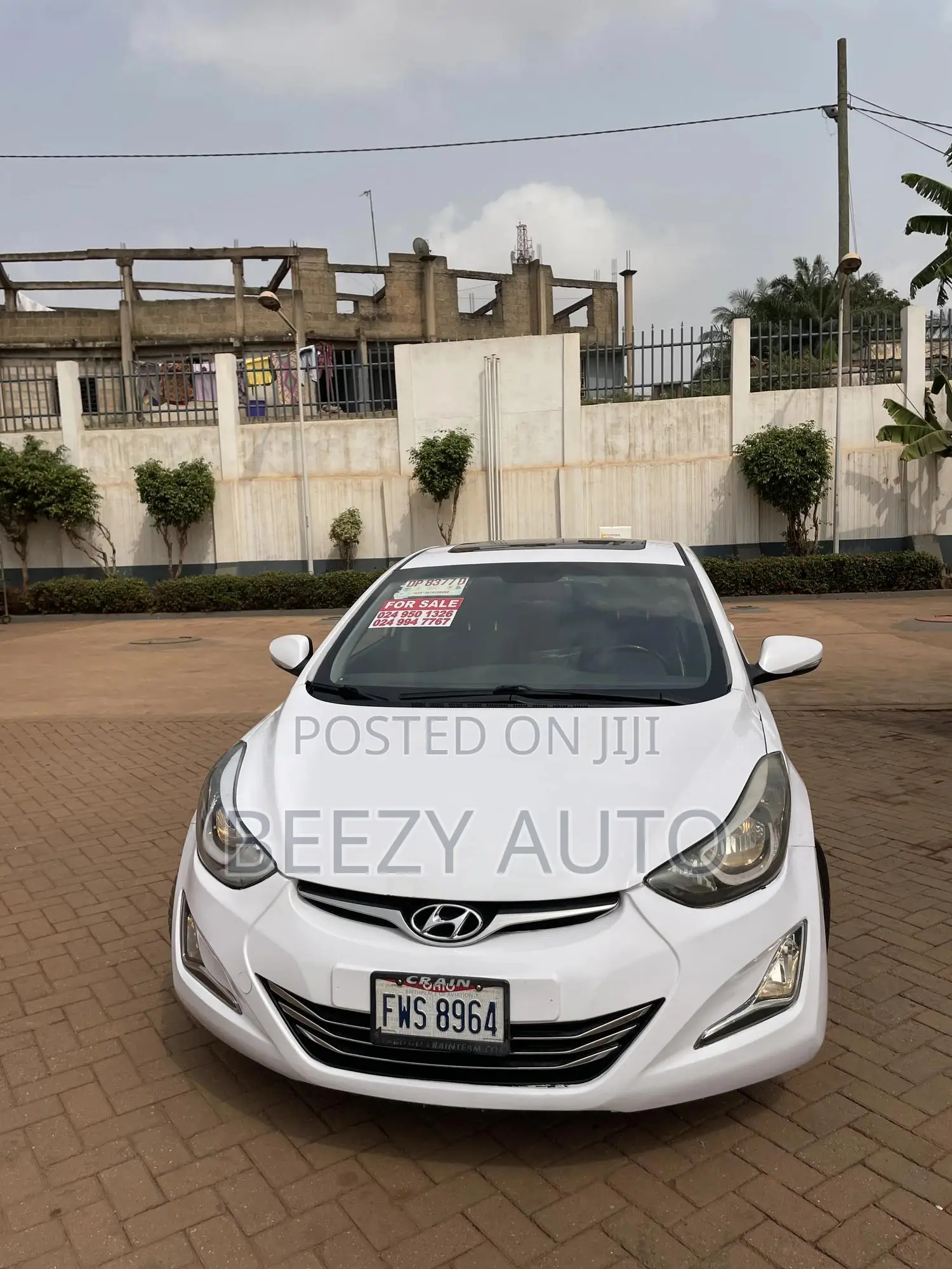 Hyundai Elantra Limited 4dr Sedan (1.8L 4cyl 6A) 2015 White
