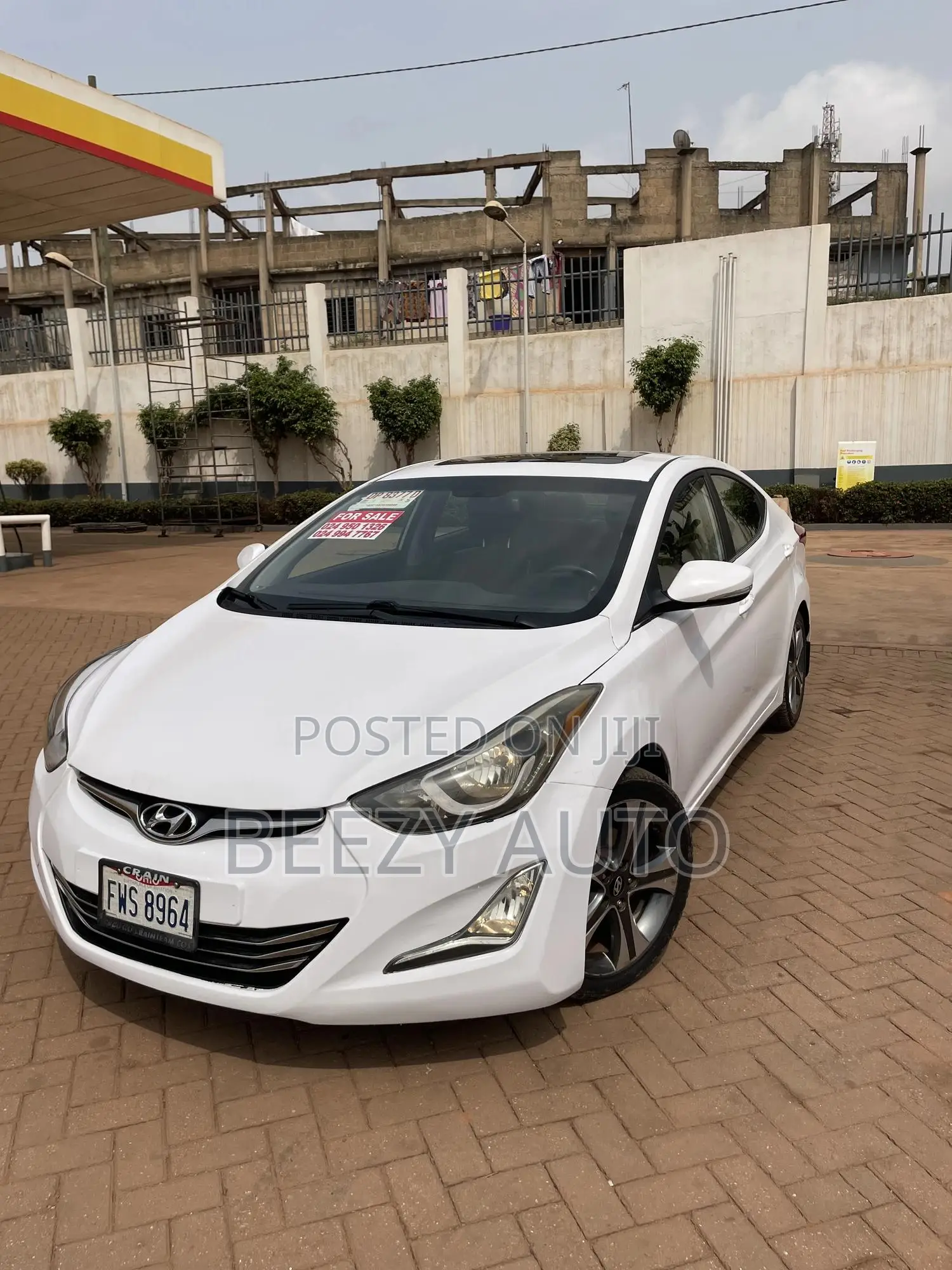 Hyundai Elantra Limited 4dr Sedan (1.8L 4cyl 6A) 2015 White