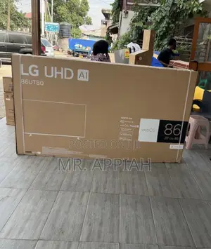 Shop Lg-86ut80006r Smart Satellite Uhd Smart Tv + Remote(Black)