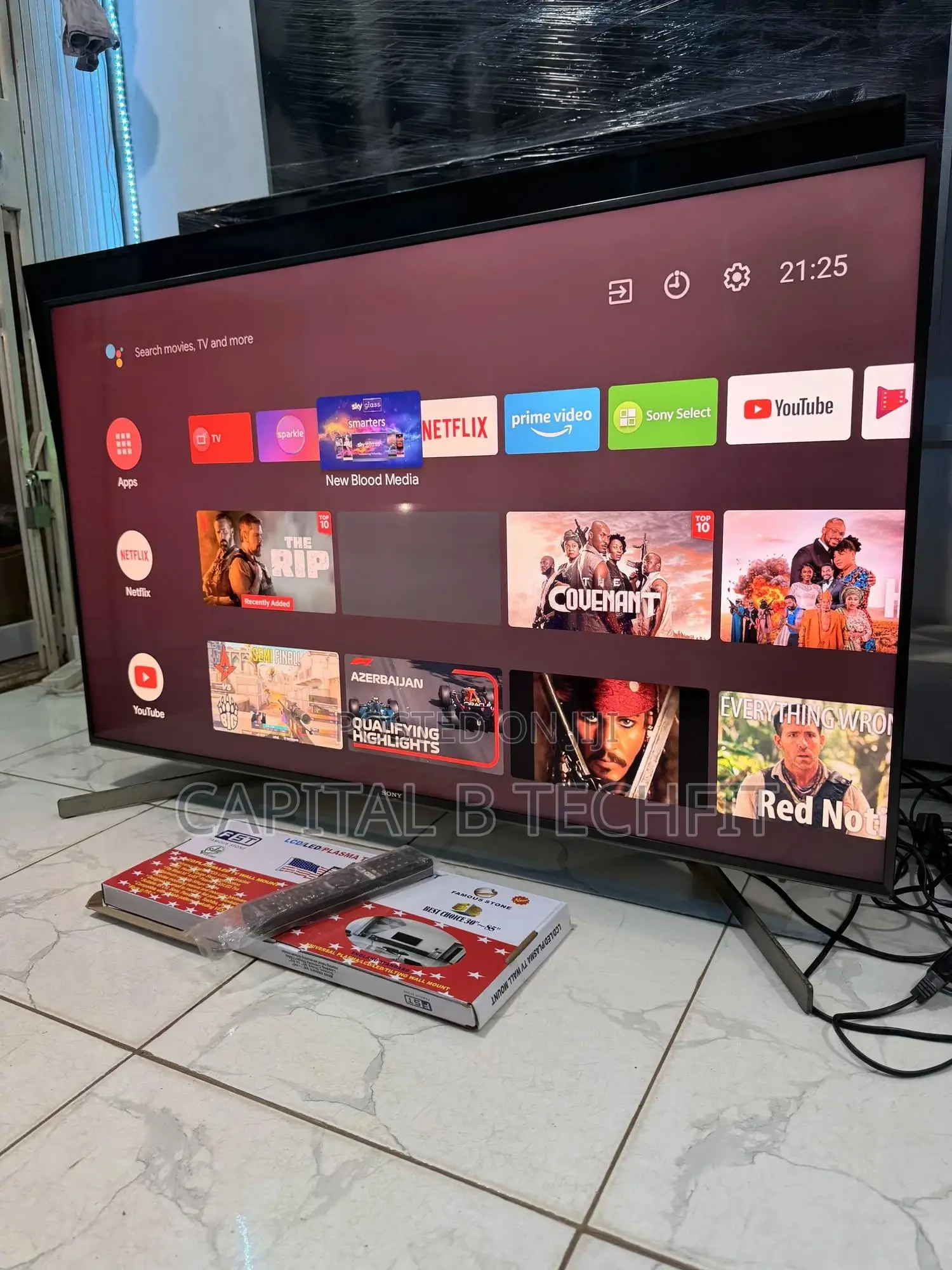 50inches Full Digital Satellite Android Ultra Hd Led Smart Sony TV