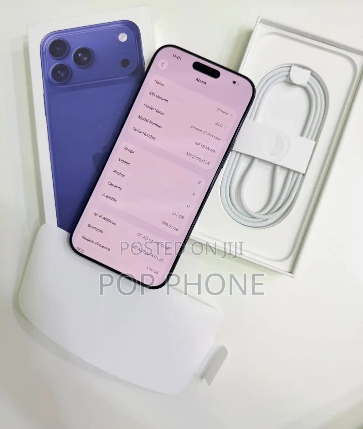 New Apple iPhone 17 Pro Max 512 GB Blue