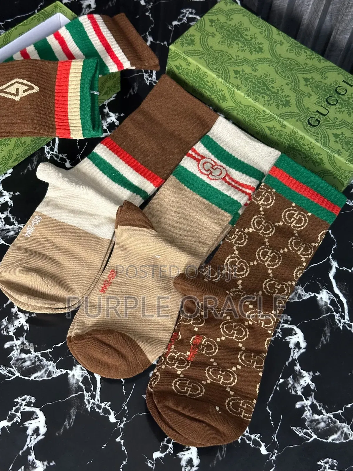 5-pack Assortment Of Gucci Gg Cotton Socks