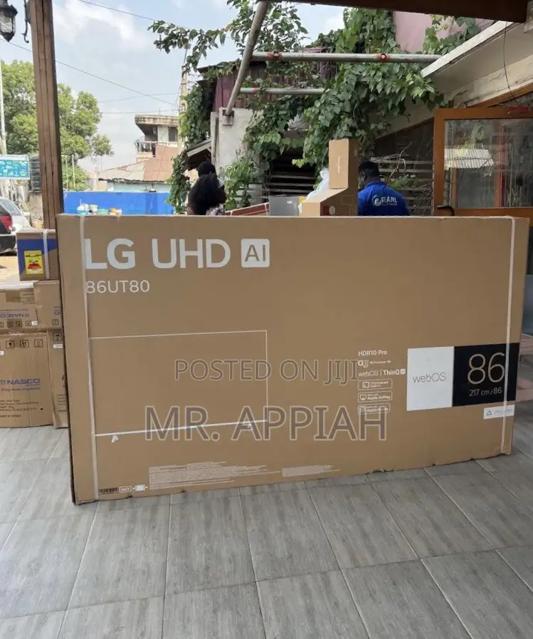 Lg-86ut80006r 86 Inch Uhd Smart Screen Television(Black) 