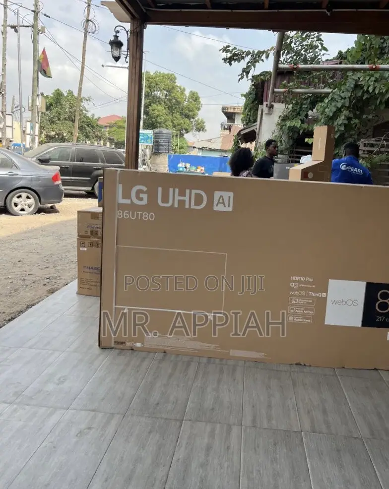 Shop Unique Lg-86ut80006r 86” Uhd Smart Television(Black)