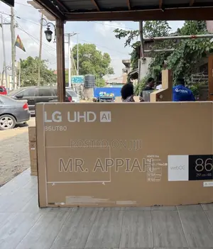 Shop Unique Lg-86ut80006r 86” Uhd Smart Television(Black)