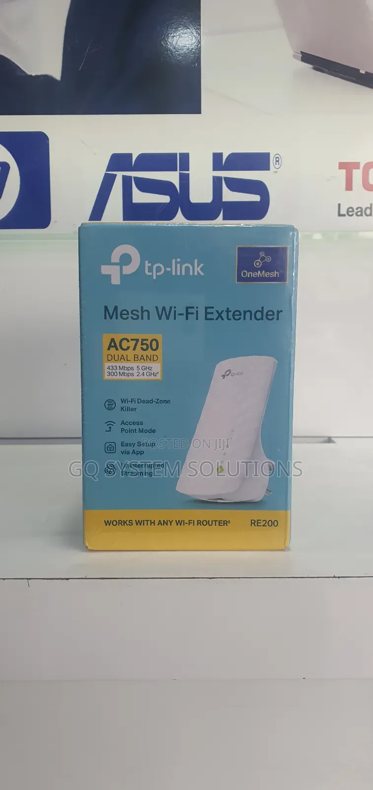 Tp-link Re200 Ac750 Dual Band Mesh Wi-fi Range Extender Booster