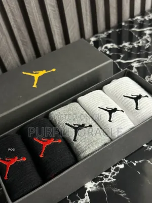 Five Pack Of Nike Jordan Jumpman Crew Socks.