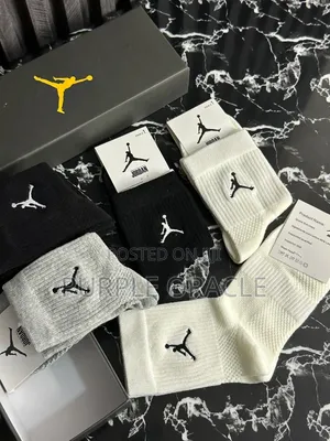 Five Pack Of Nike Jordan Jumpman Crew Socks.