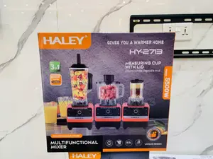 Text Us for Haley-Hy-2713 Halley Blender 3 Jars 5500watt 15speed Red