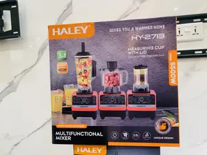 Lovely New Haley-Hy-2713 Halley Blender 3 Jars 5500watt 15speed Red