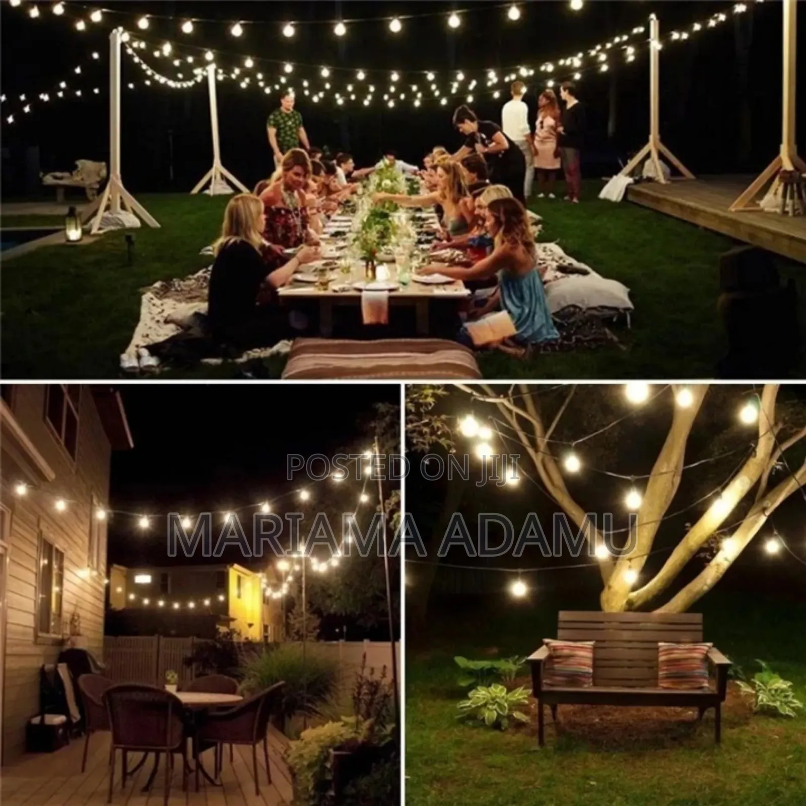 Solar Bubble Ball String Lights