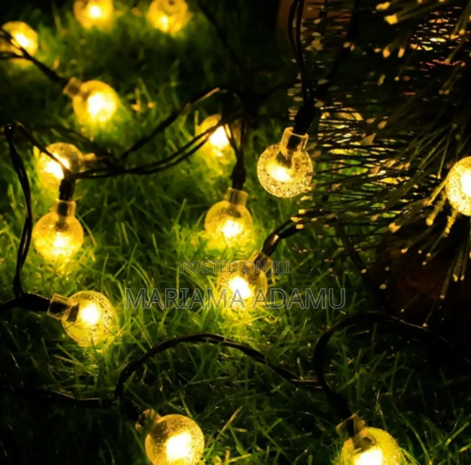 Solar Bubble Ball String Lights