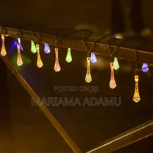 Solar Water Drops String Lights