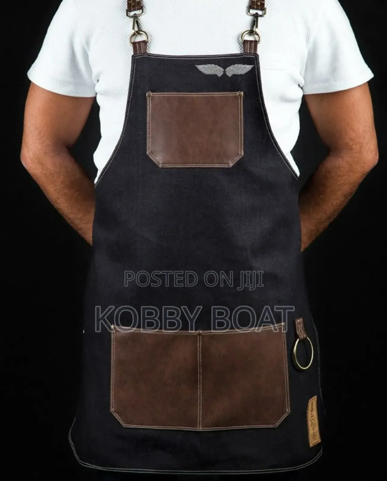 Jeans And Leather(Faux) Aprons