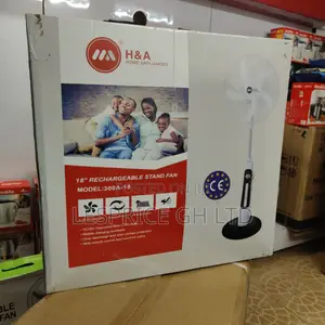 Authentic 18'' Standing Fan Which Can Be Charged And Recharged