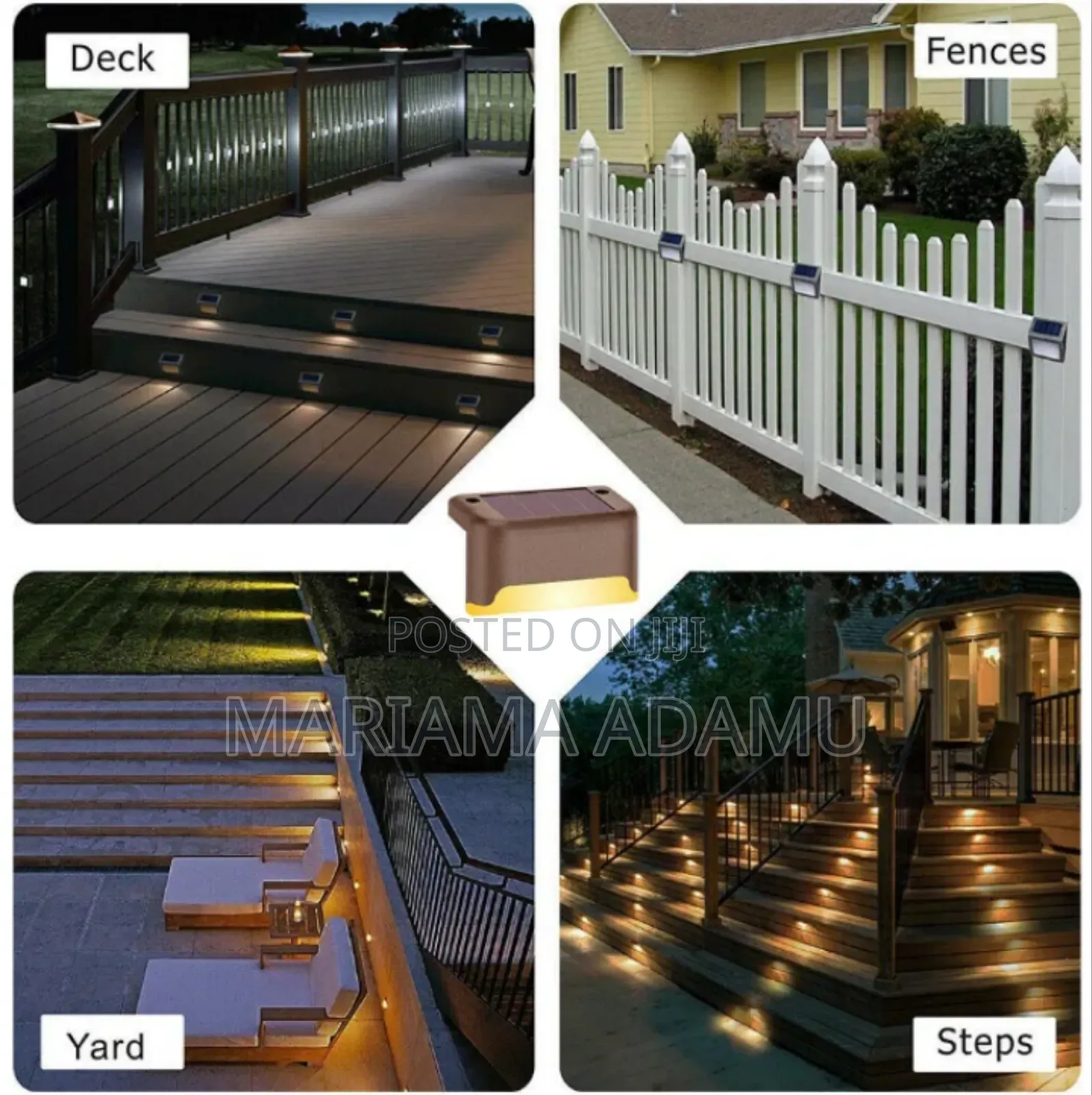 Solar Outdoor Wall Stairs Light