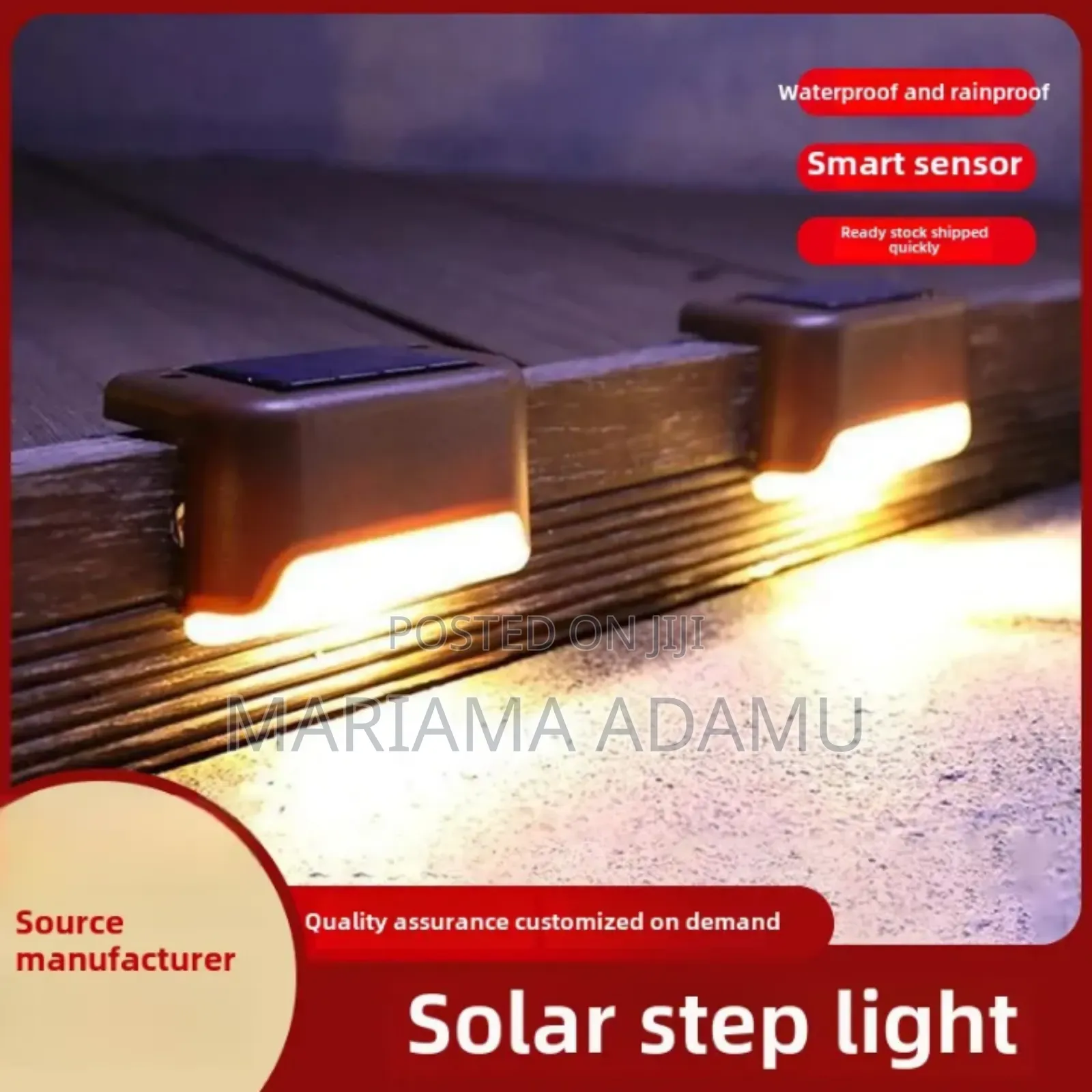 Solar Outdoor Wall Stairs Light