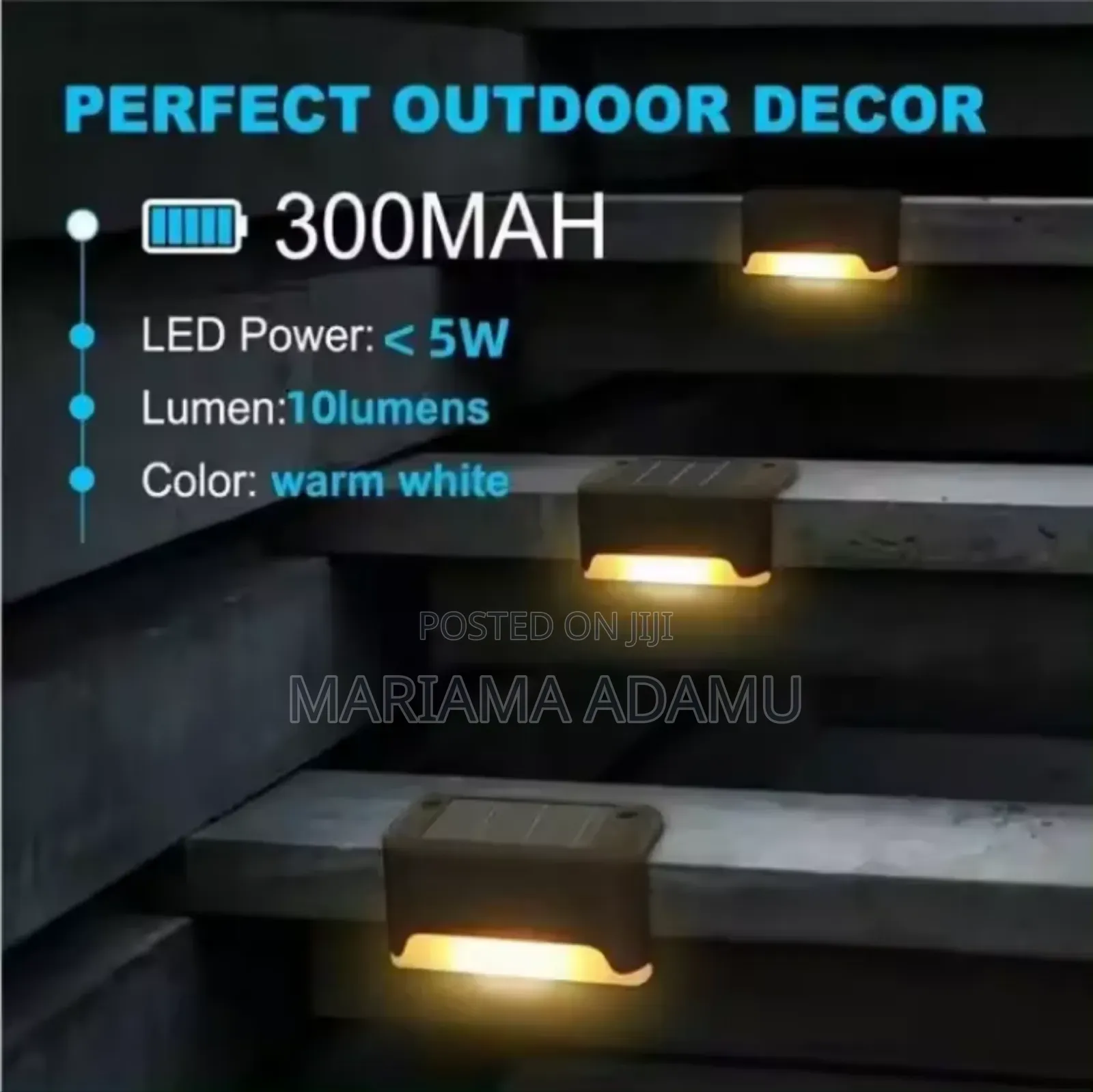 Solar Outdoor Wall Stairs Light