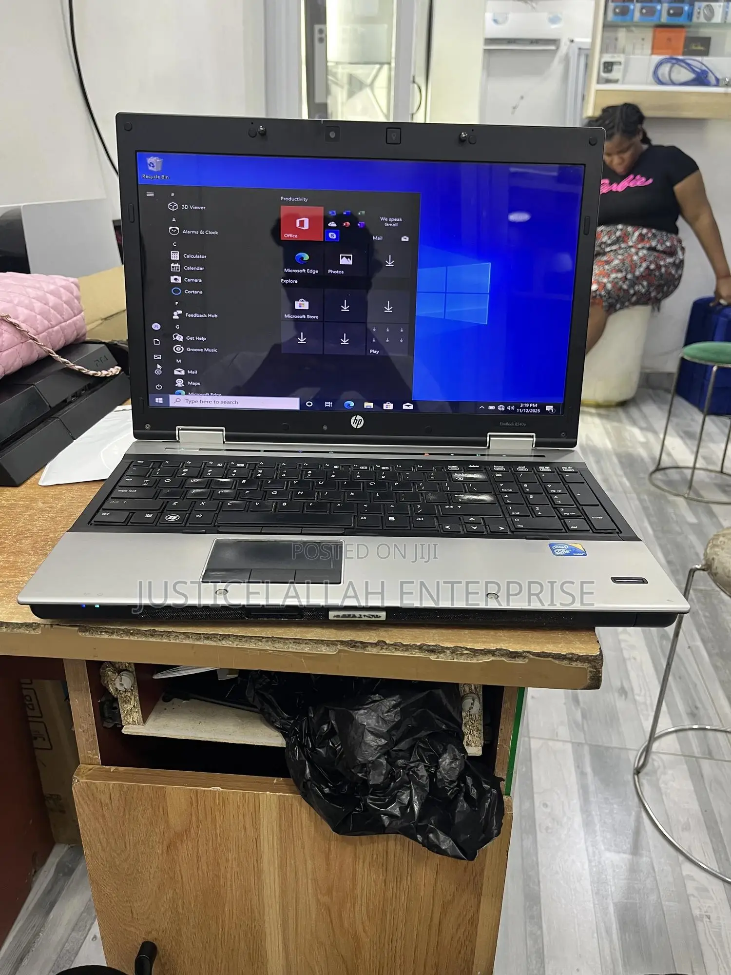 Laptop HP EliteBook 8540P 6GB Intel Core I7 HDD 160GB