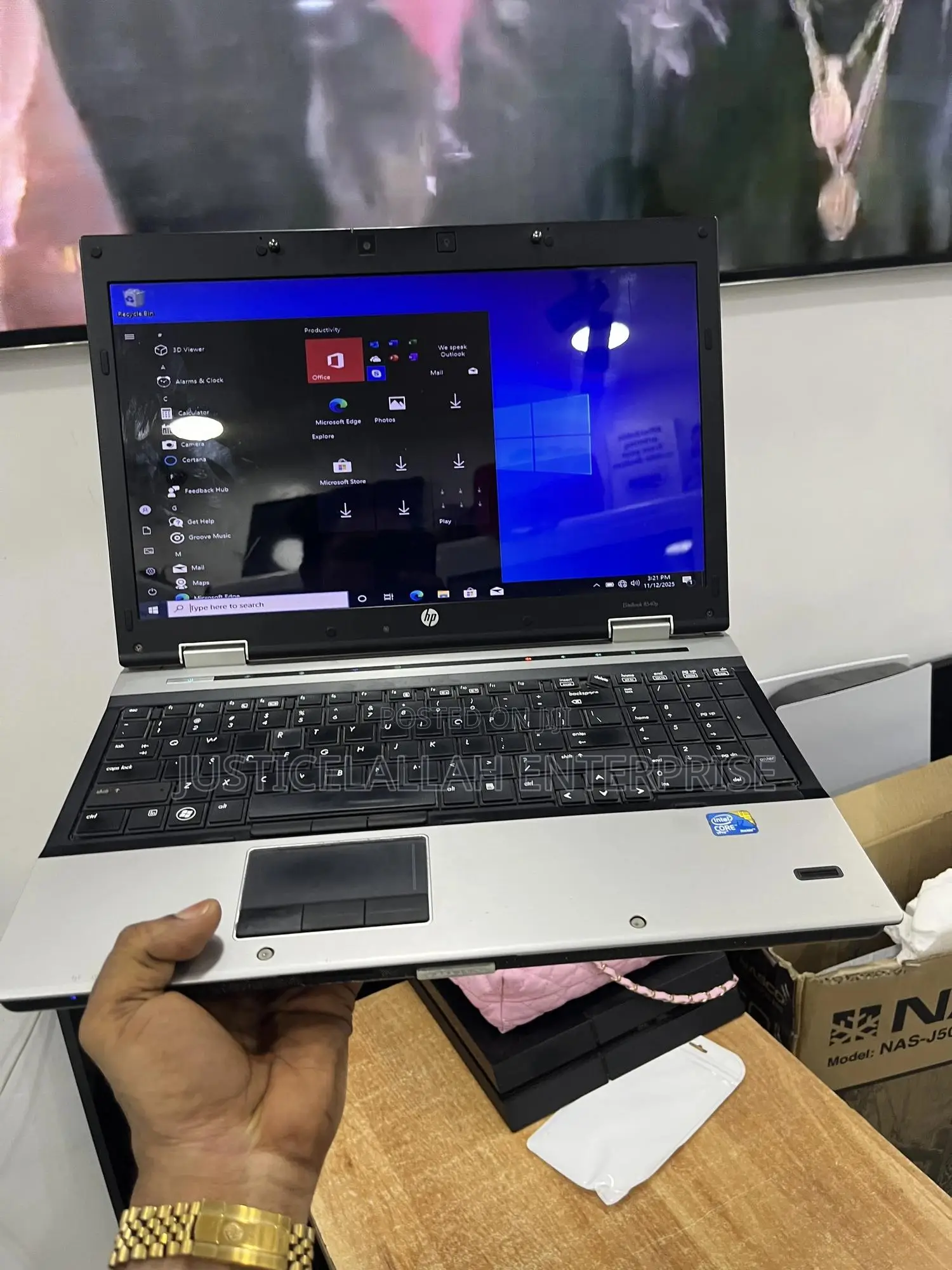 Laptop HP EliteBook 8540P 6GB Intel Core I7 HDD 160GB