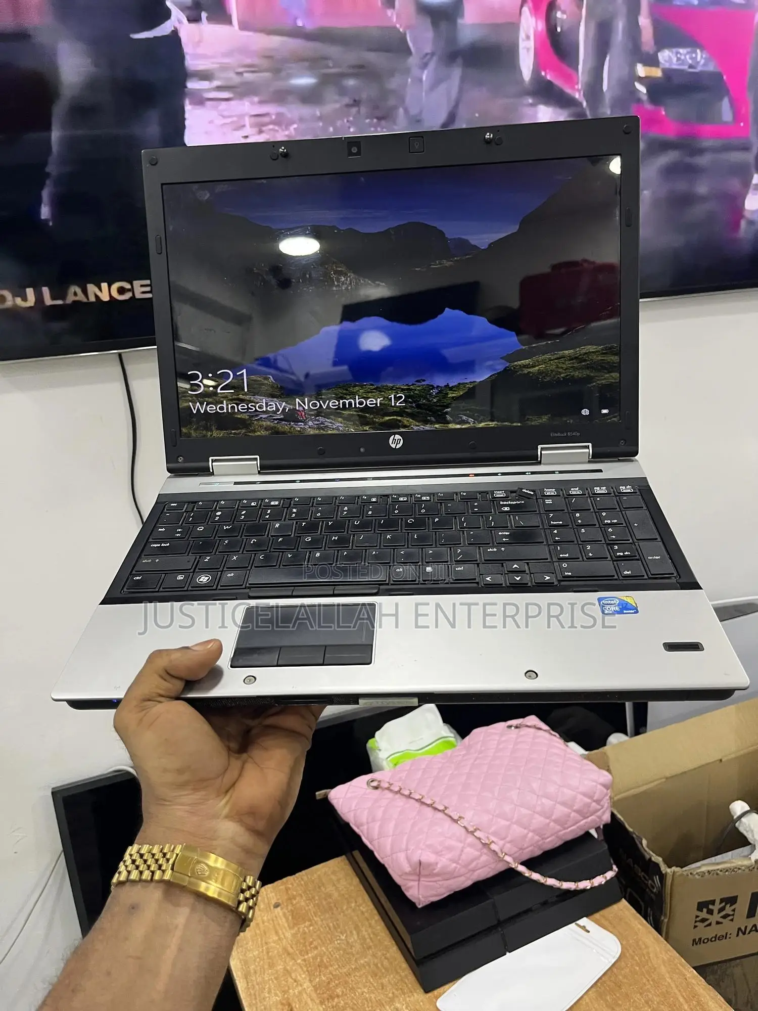 Laptop HP EliteBook 8540P 6GB Intel Core I7 HDD 160GB