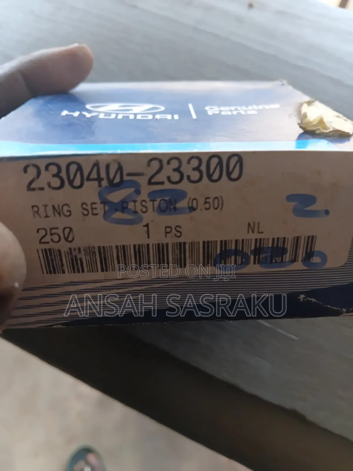 Original Piston Rings, Connecting Main Bearings, Gaskets, Led Light