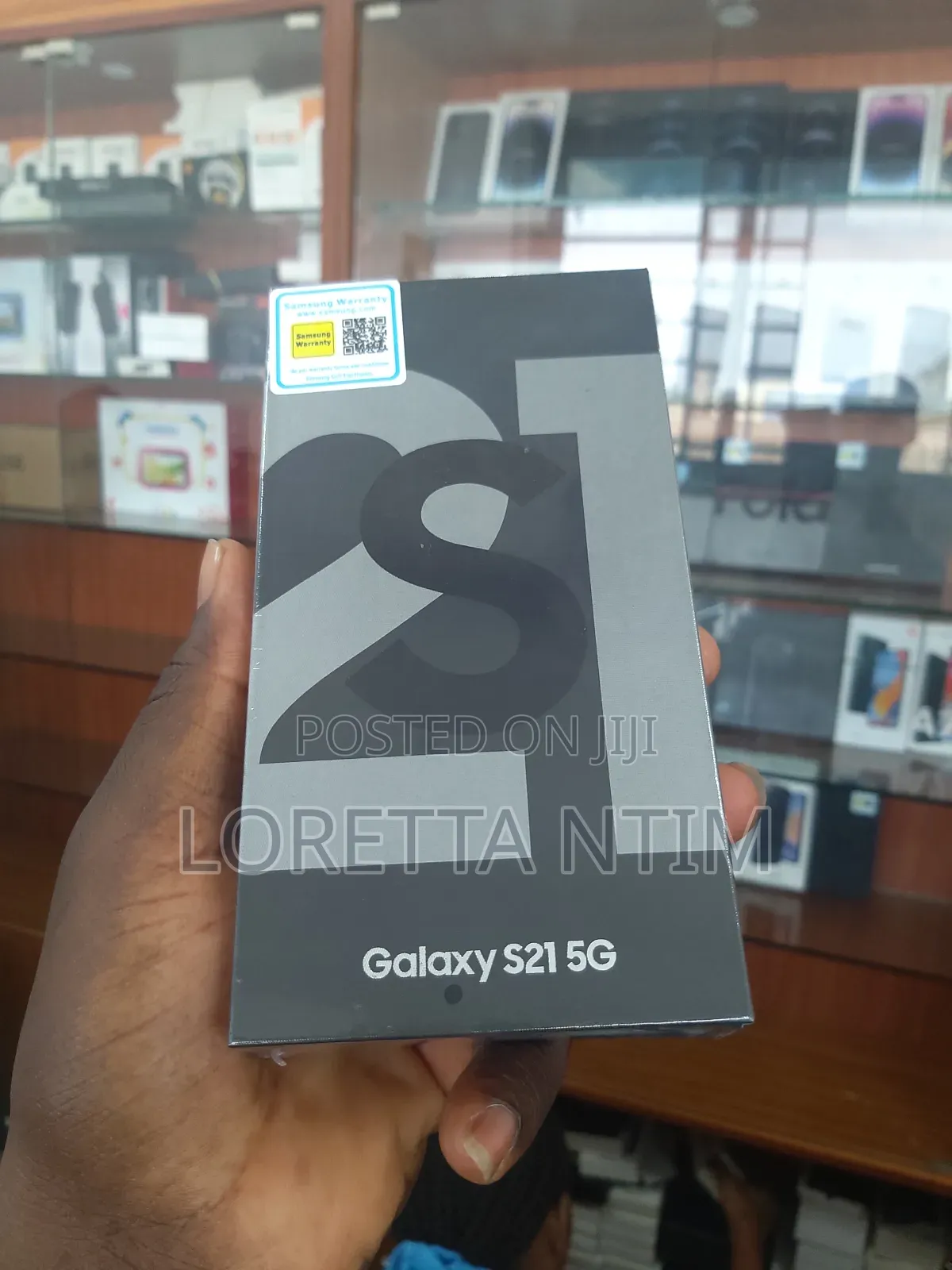 New Samsung Galaxy S21 5G 128 GB Black