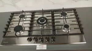 Stainless Steel 5burner Gas Hob Grilled Pan