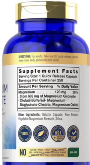 Magnesium Glycinate 665mg