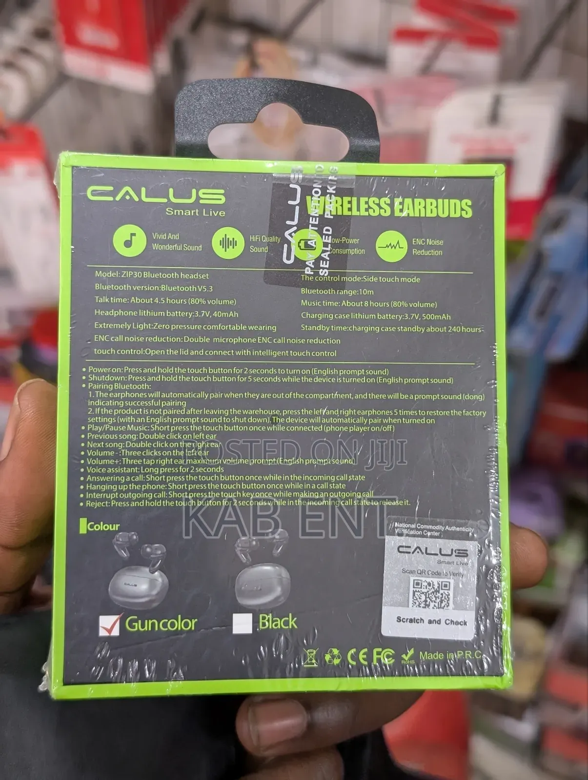 Calus Dual Enc Wireless Earbuds